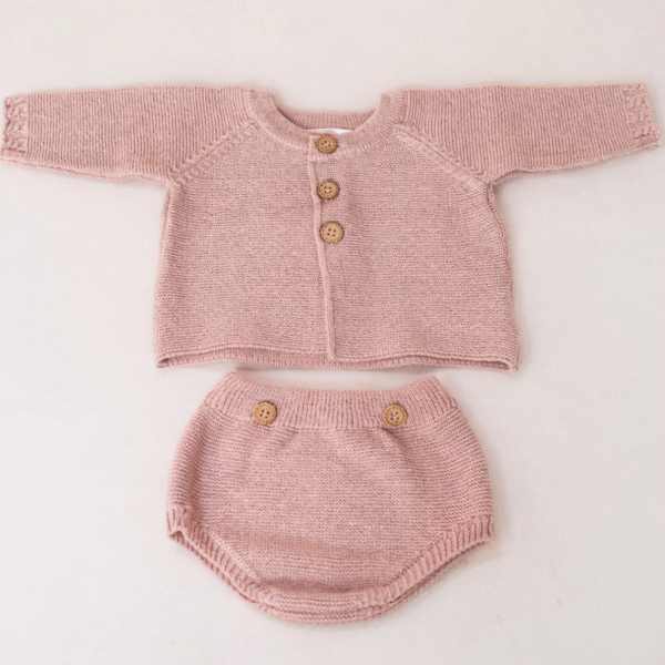 Bundle 1: Suéter & Culott Rosa